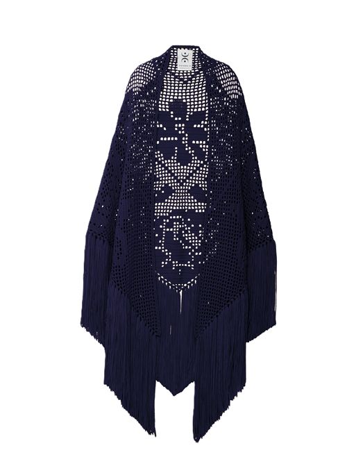 scialle peonia Blu midnight by 'Chiara is' CHIARA IS | SPEO001WOMIDNIGHT BLUE MDB